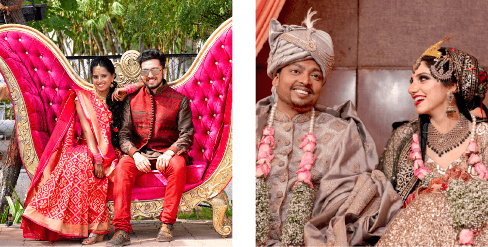 Wedding reception photography in Bangalore